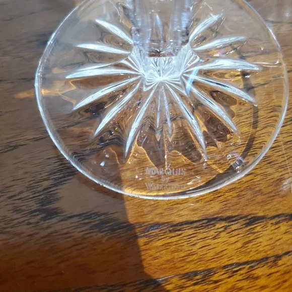 Set Of 4 Waterford Crystal Marquis Brookside Wine Goblet Glass 12oz 8 5/8 